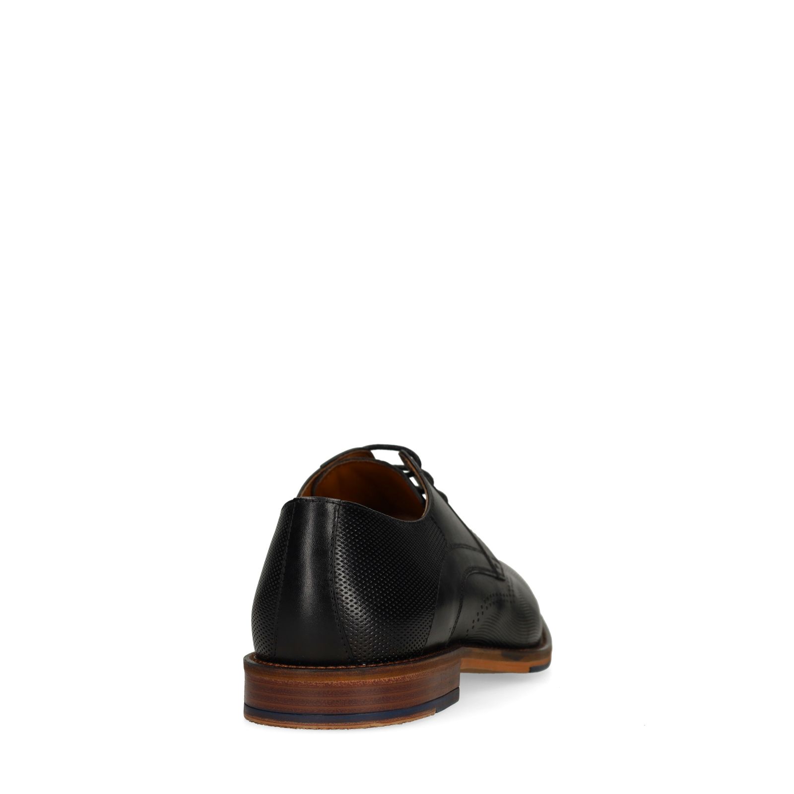 Zwarte leren veterschoenen