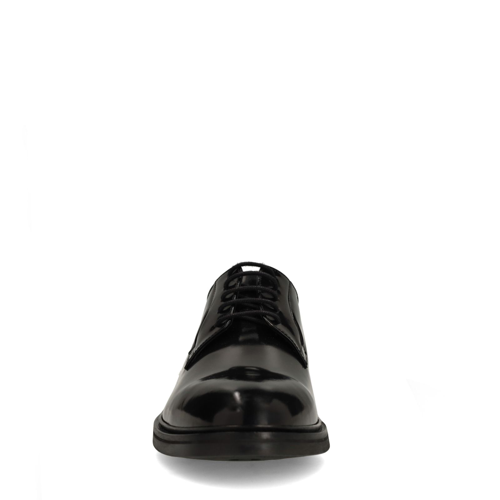 Zwarte lak leren veterschoenen