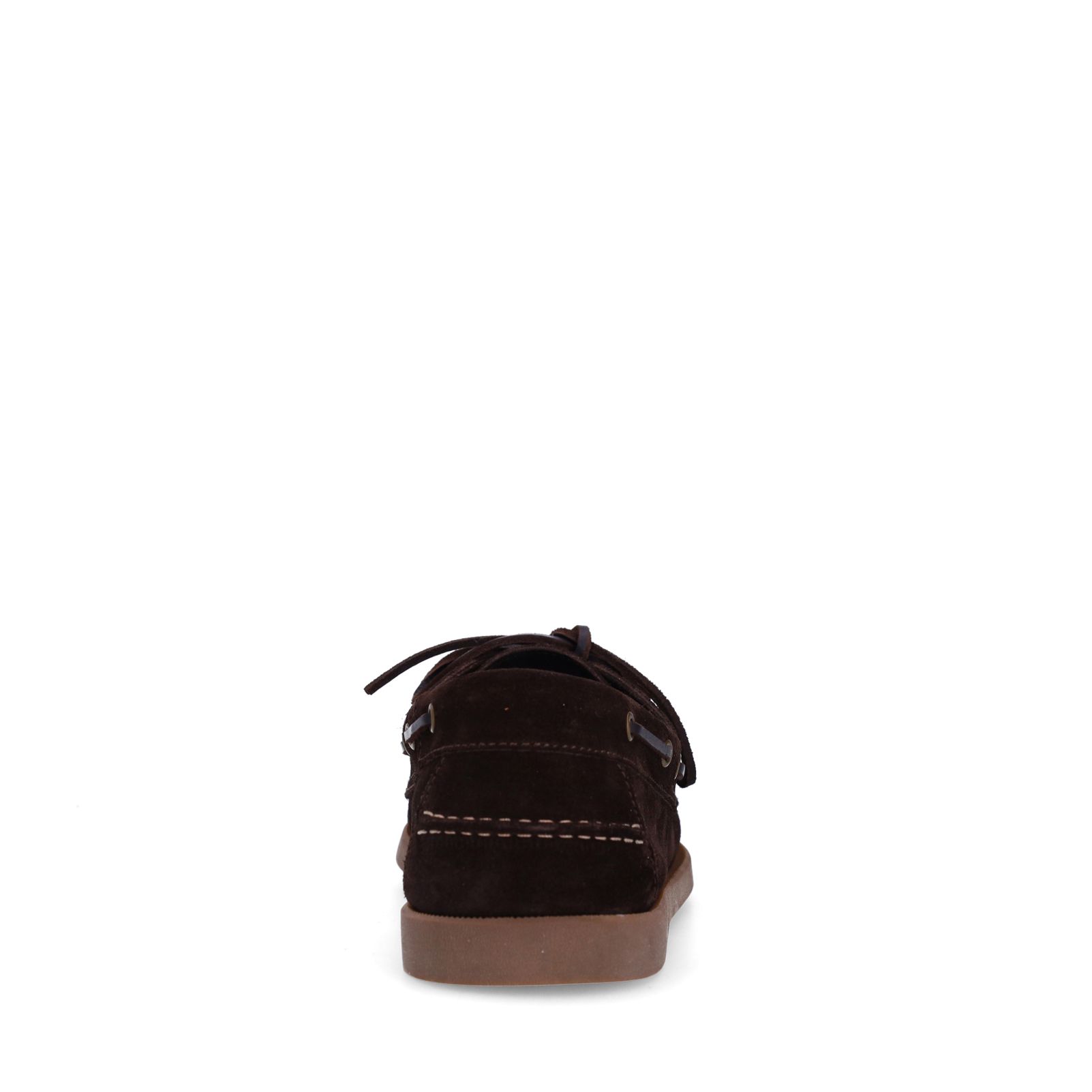 Donkerbruine leren bootschoenen