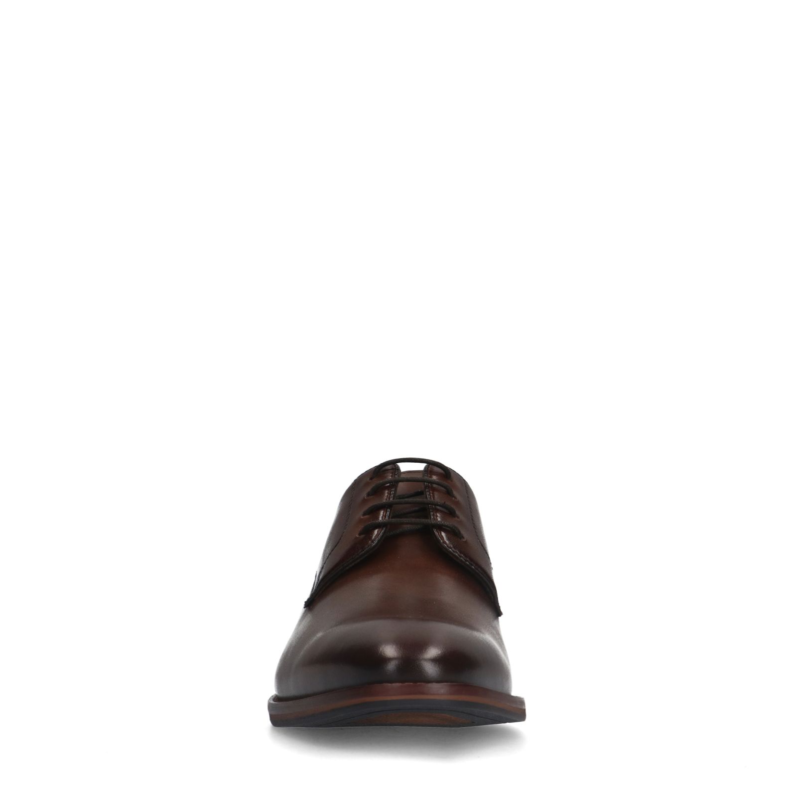 Braune Lederschnürschuhe