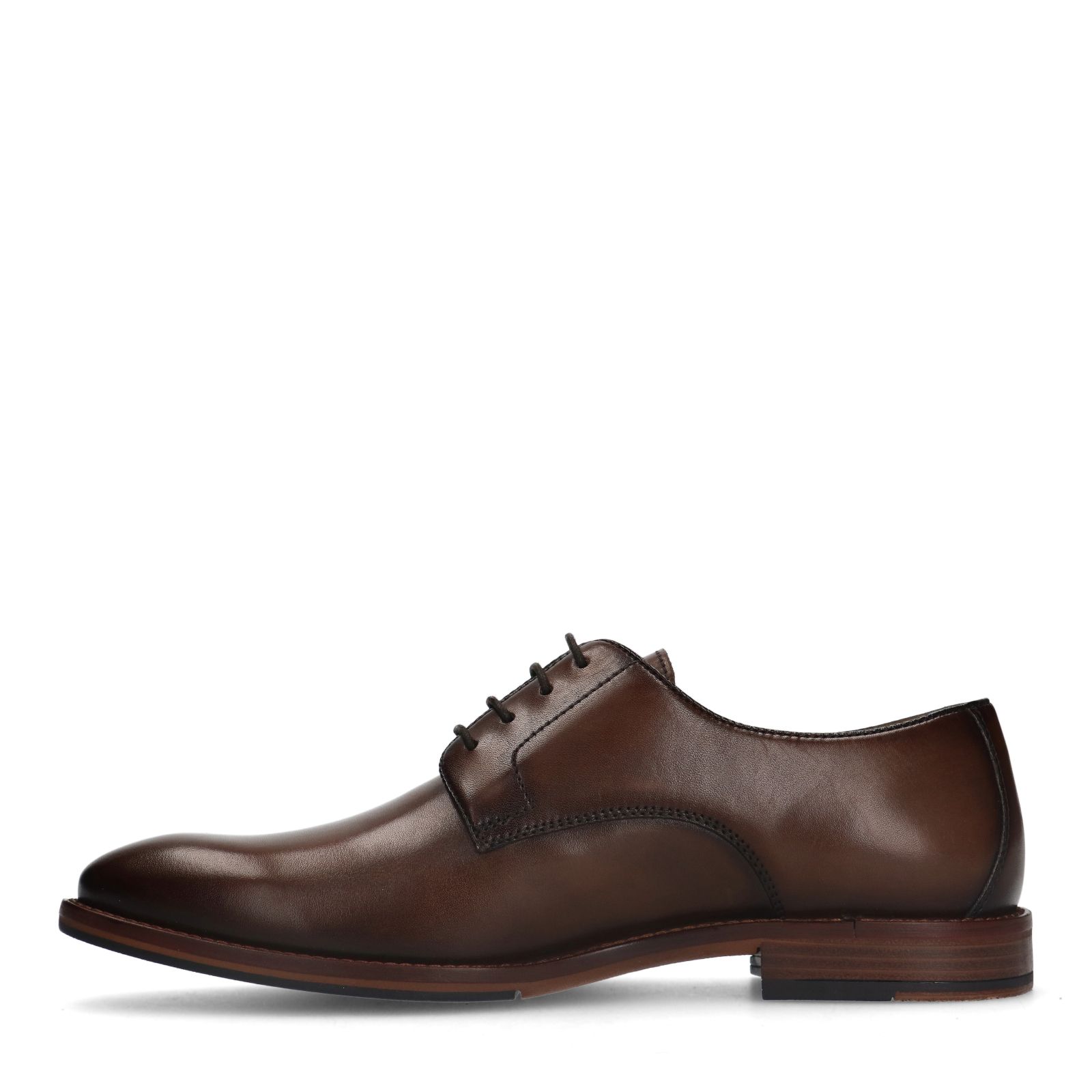 Braune Lederschnürschuhe