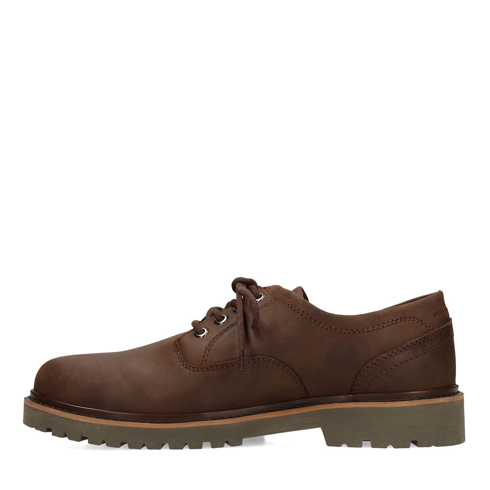 Bruine leren veterschoenen