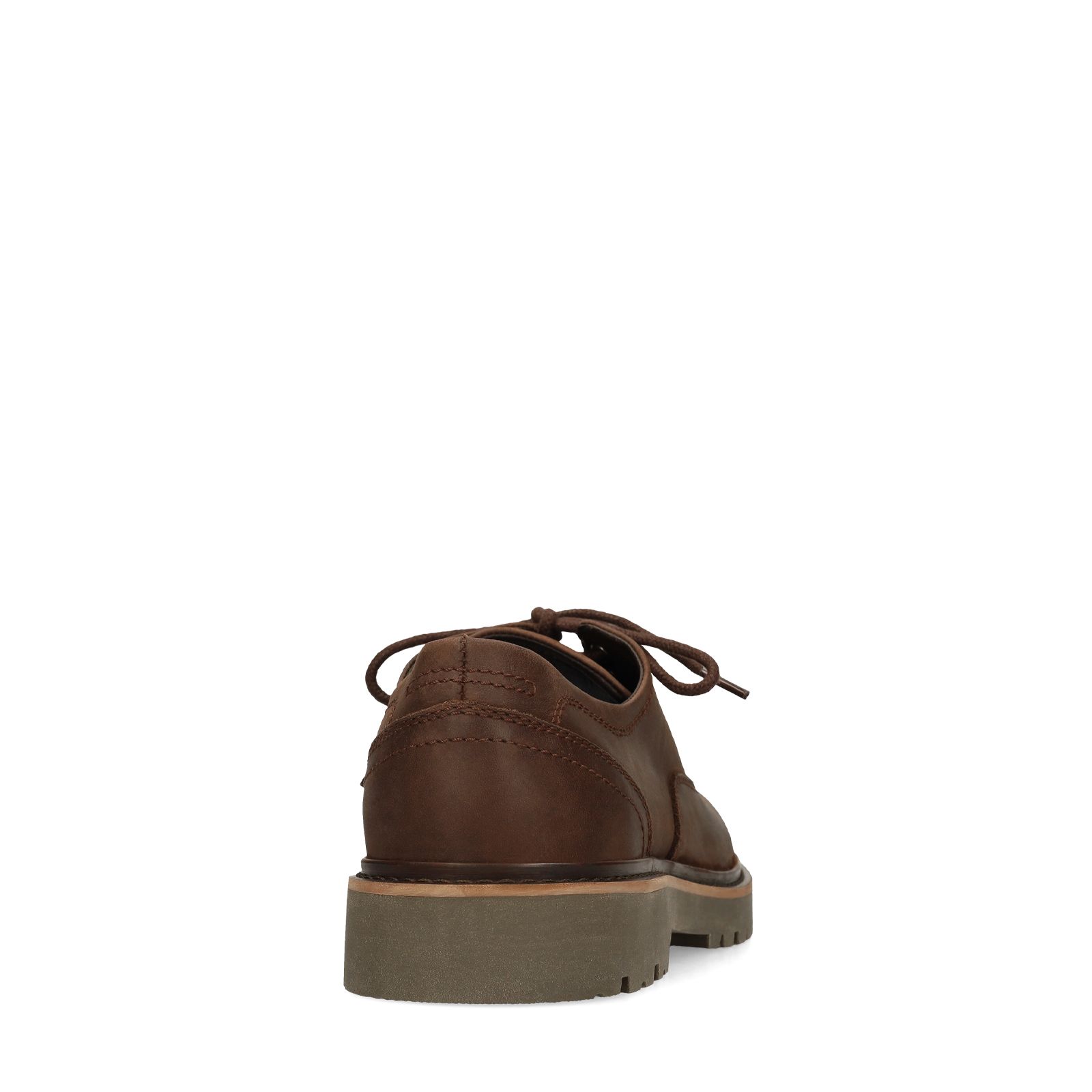 Bruine leren veterschoenen