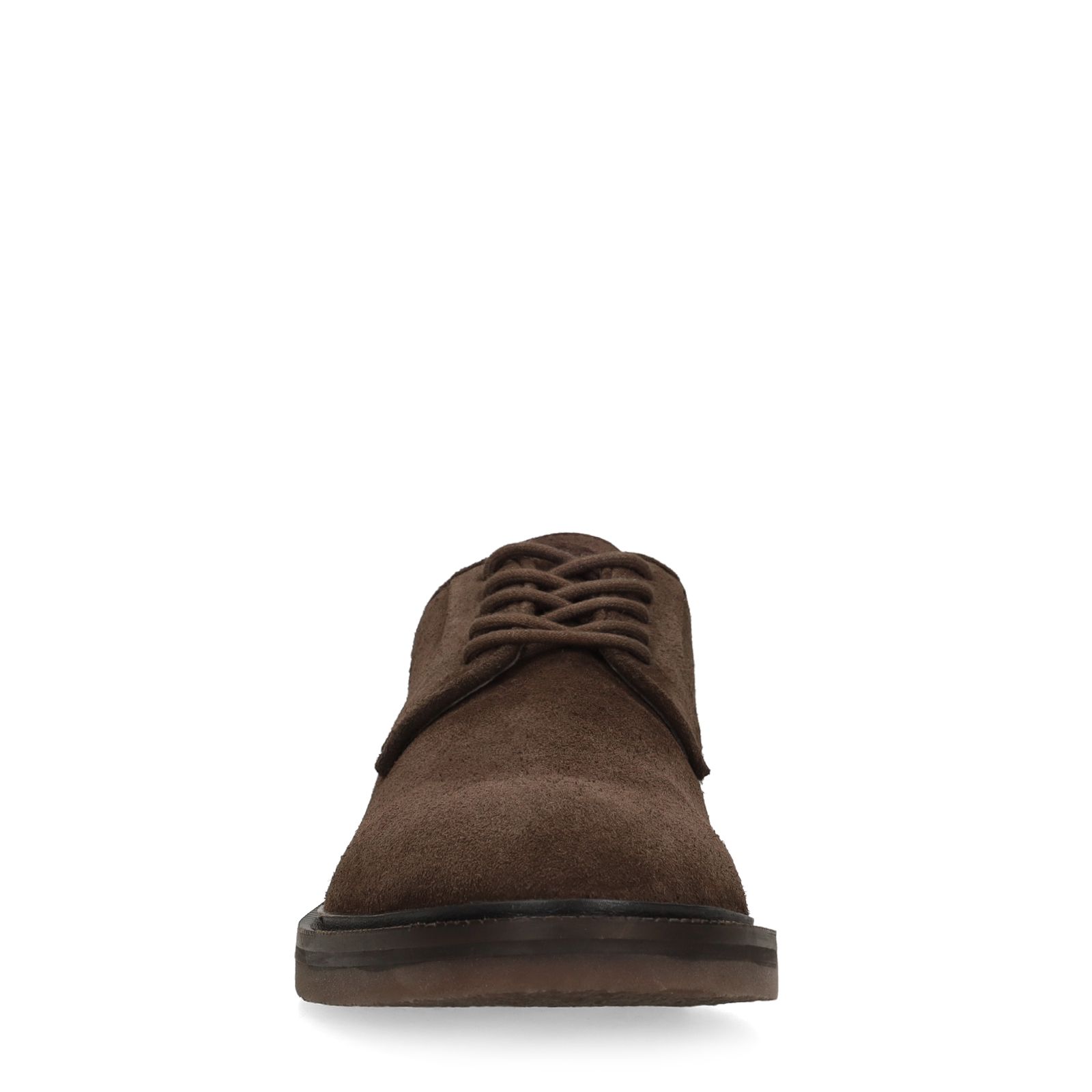 Bruine suède veterschoenen