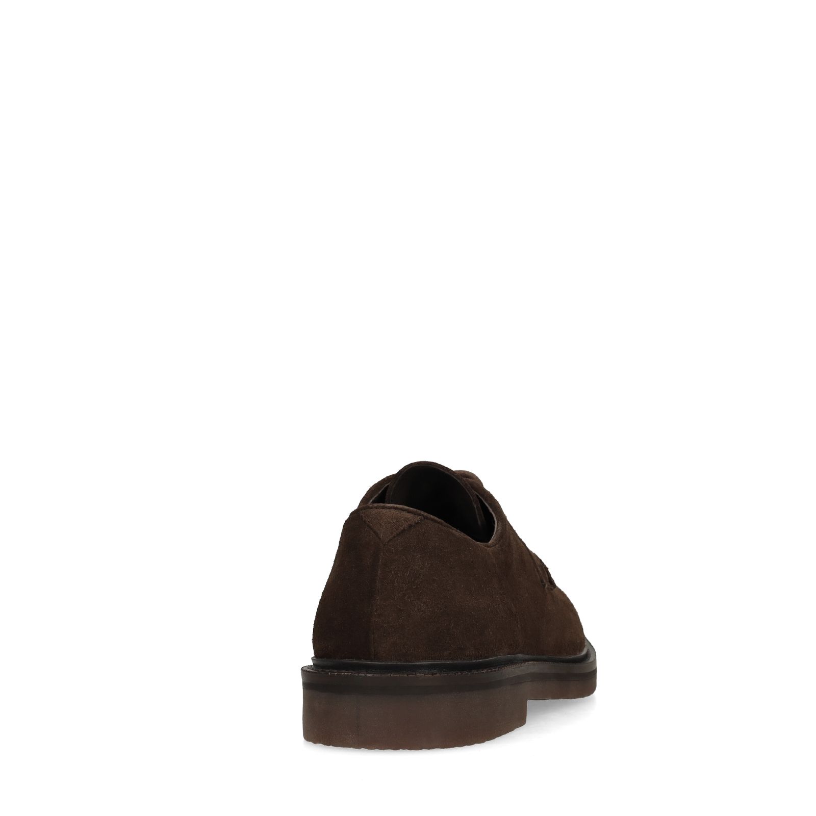 Bruine suède veterschoenen