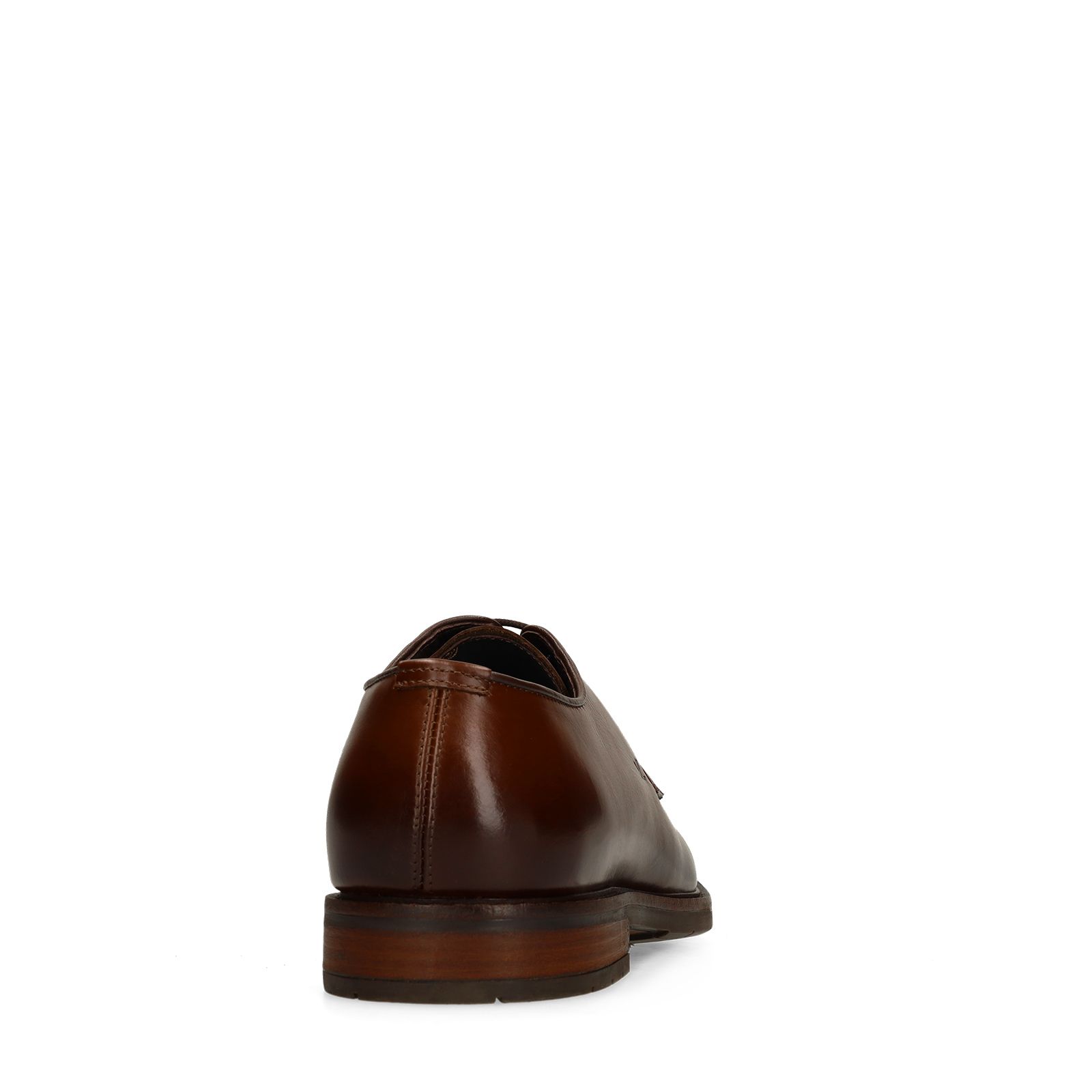 Donkerbruine leren veterschoenen