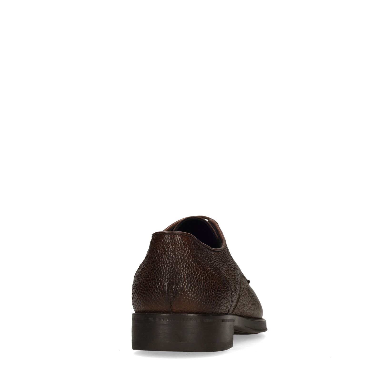Bruine leren veterschoenen