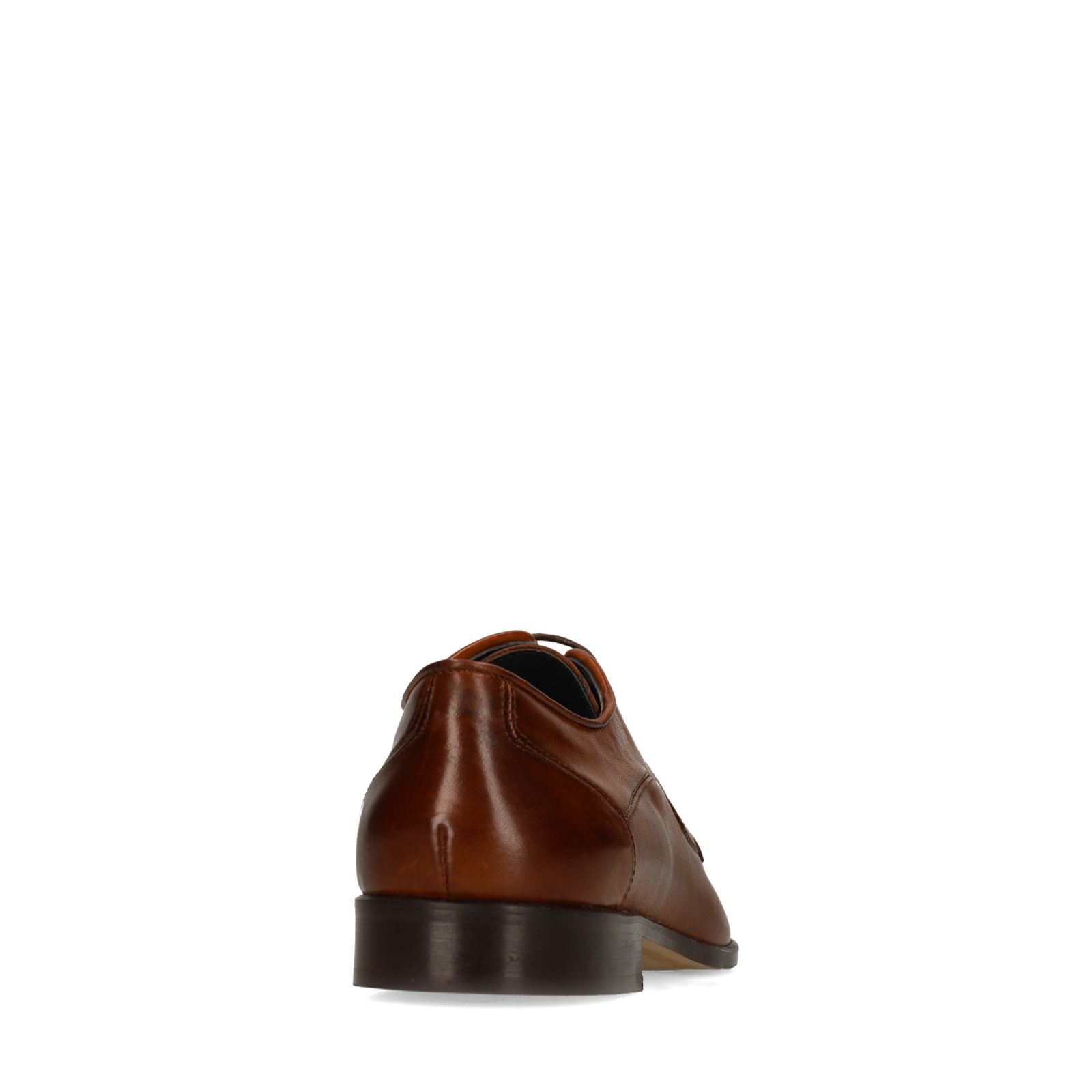 Bruine leren veterschoenen