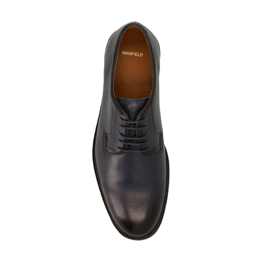 Zwarte leren veterschoenen