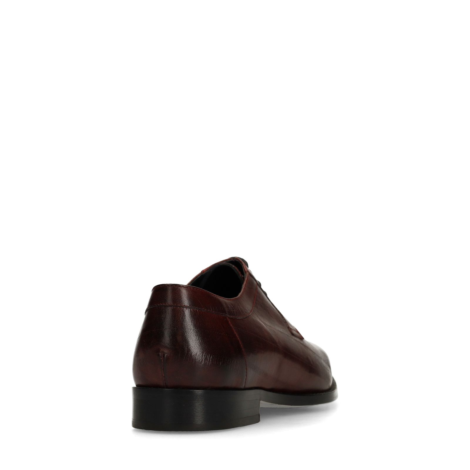 Burgundy leren veterschoenen