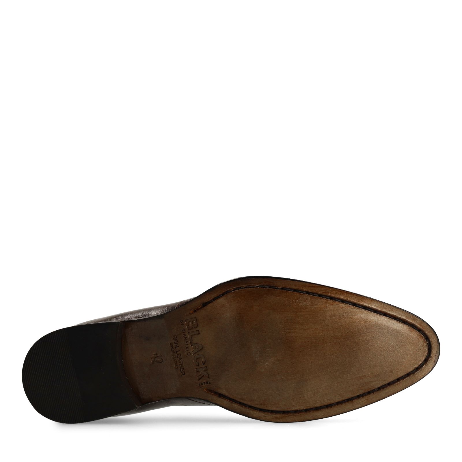 Burgundy leren veterschoenen