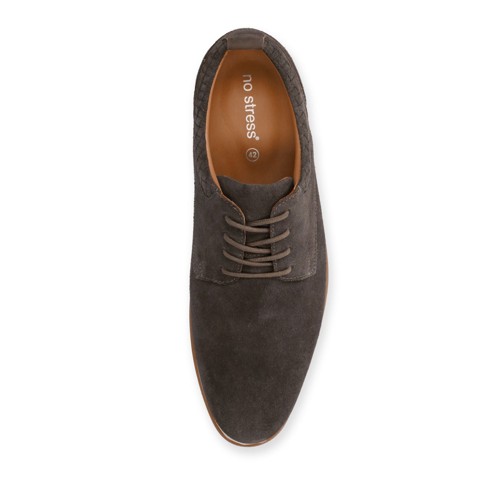 Groene suède veterschoenen
