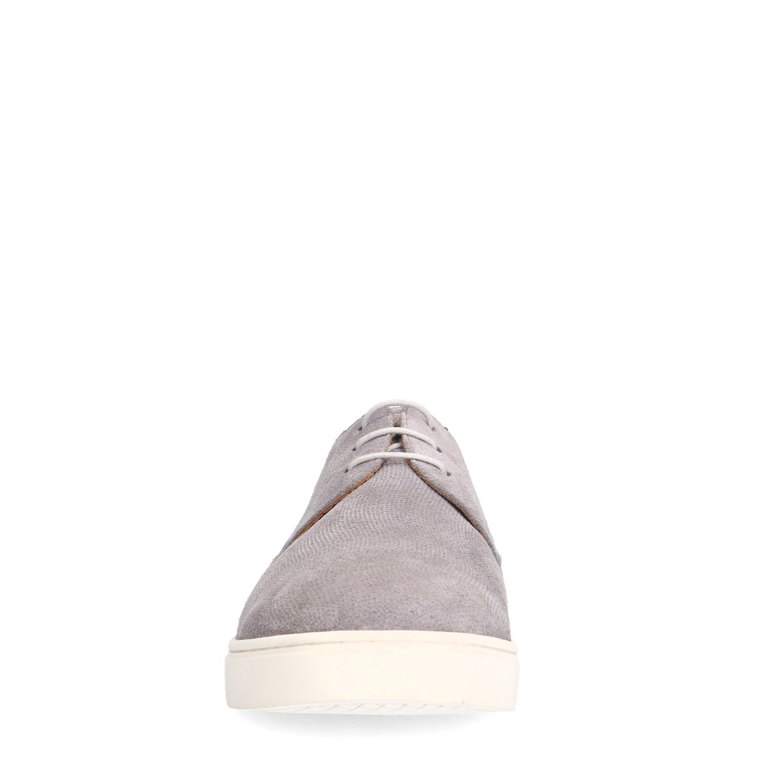Grijze suède veterschoenen
