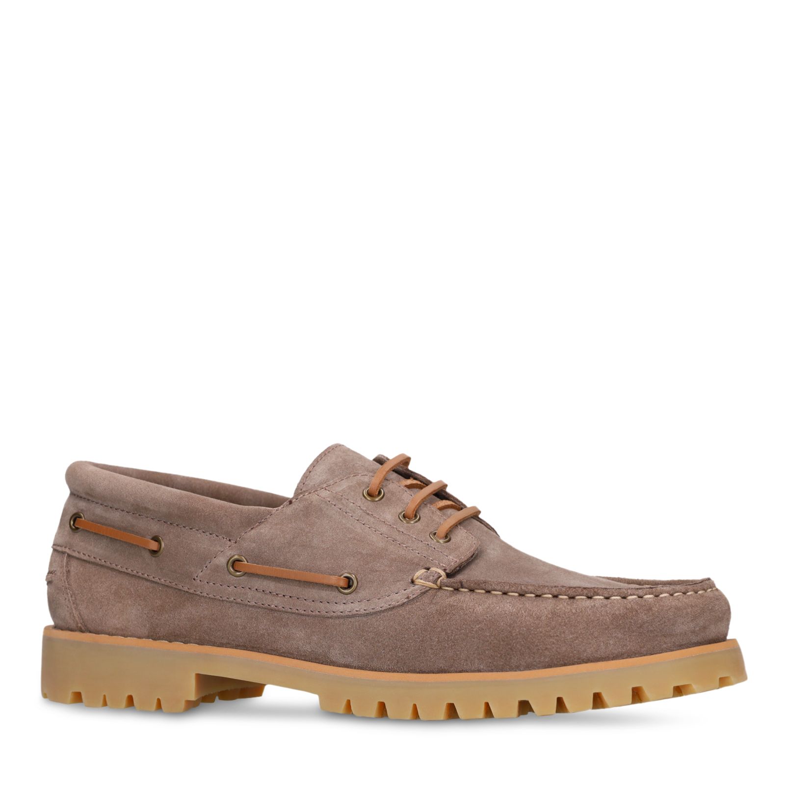 Beige suède bootschoenen