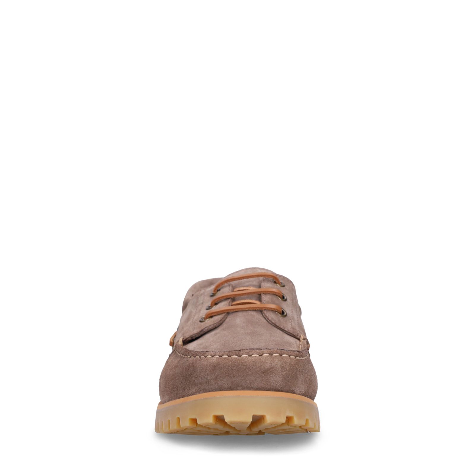 Beige suède bootschoenen