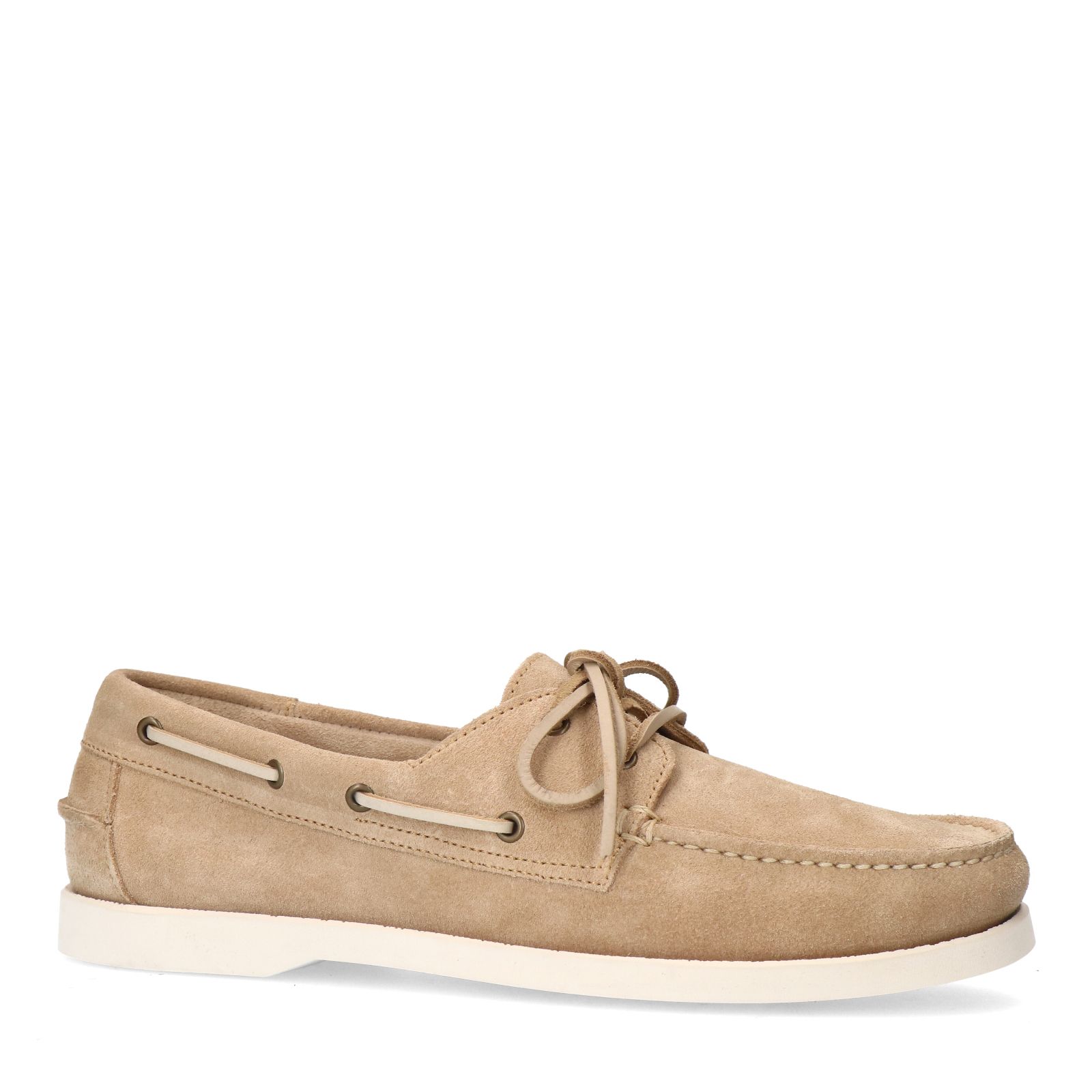 Beige suède bootschoenen