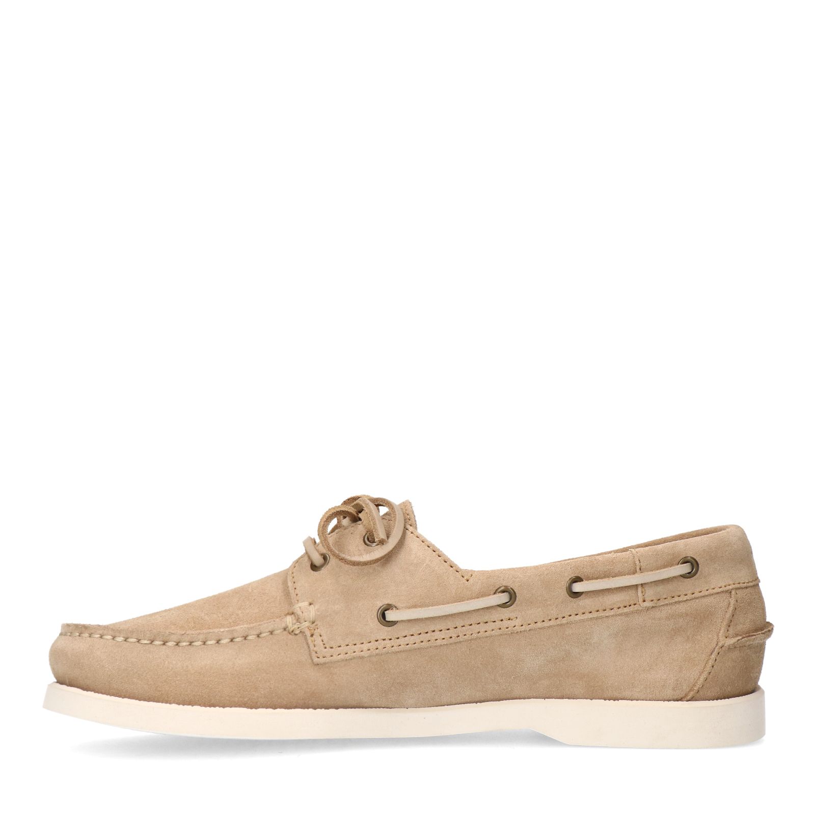 Beige suède bootschoenen