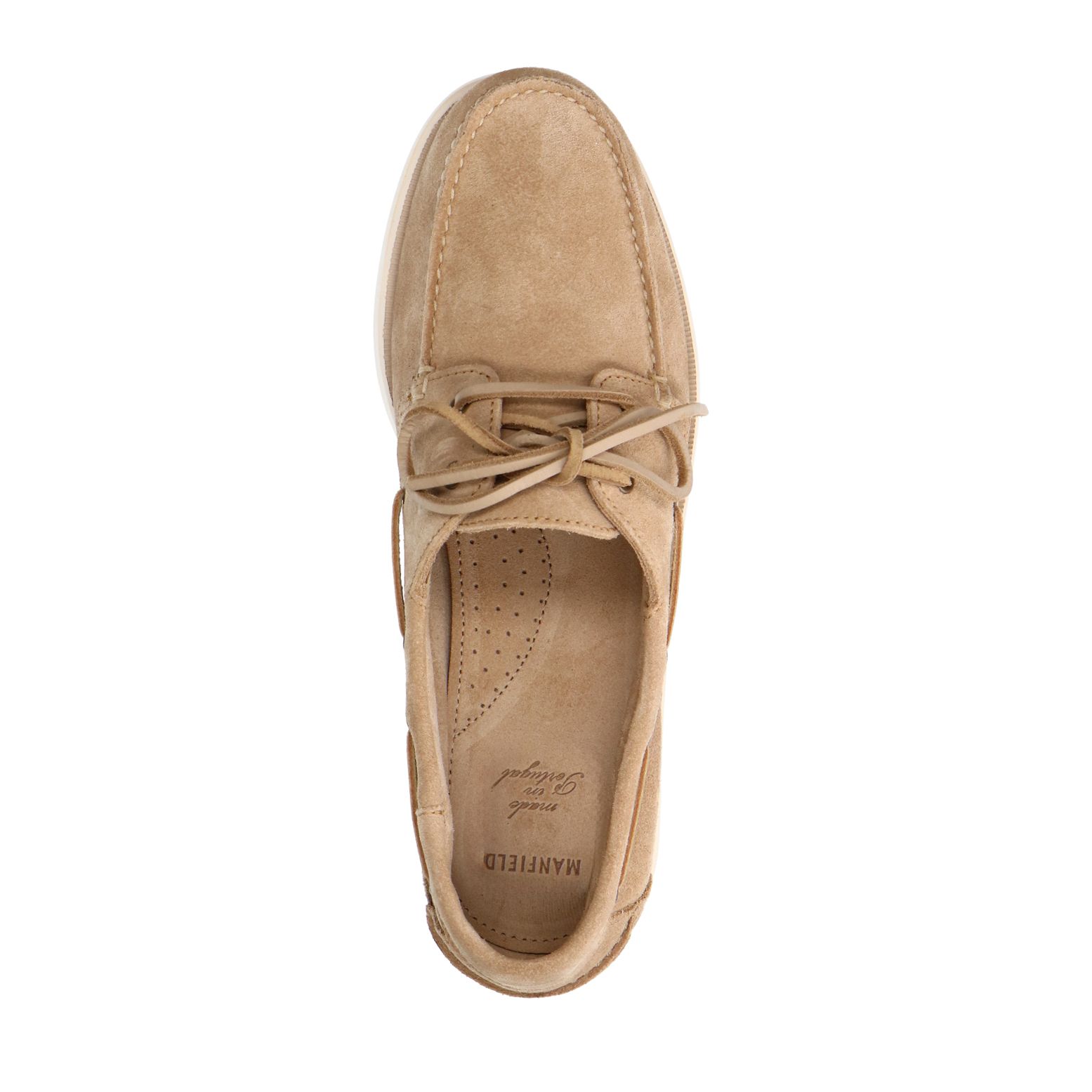 Beige suède bootschoenen