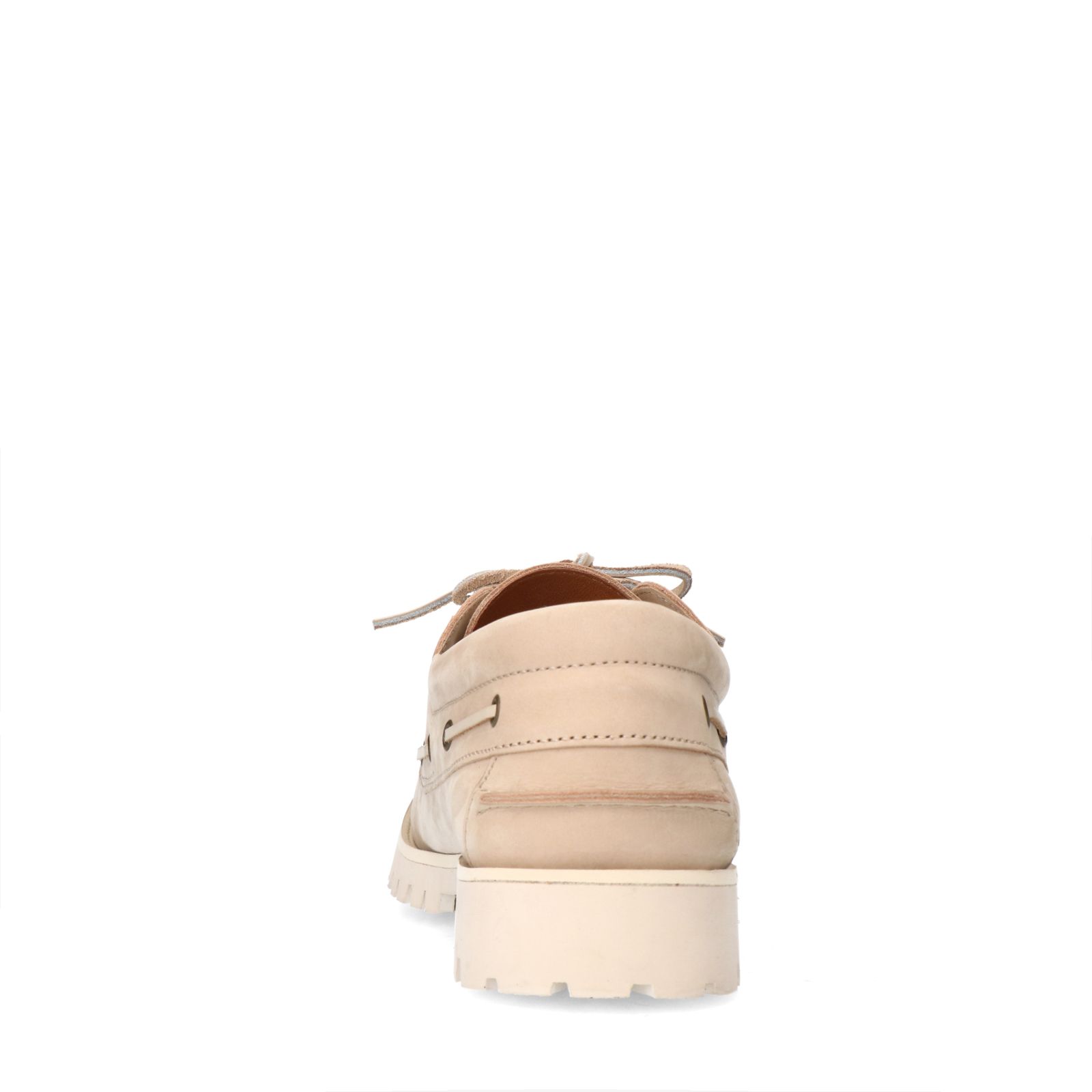 Beige nubuck bootschoenen