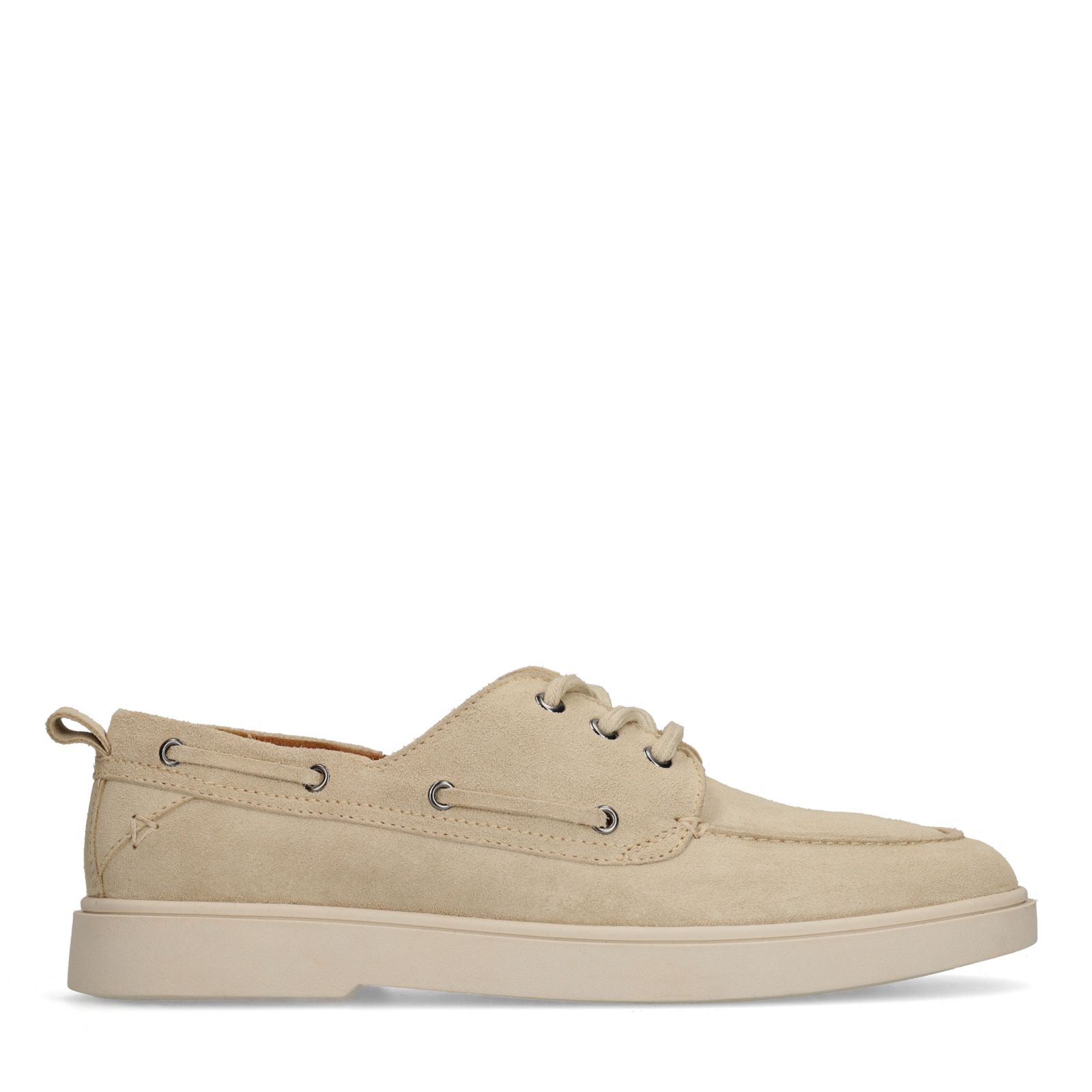 Beige suède bootschoenen