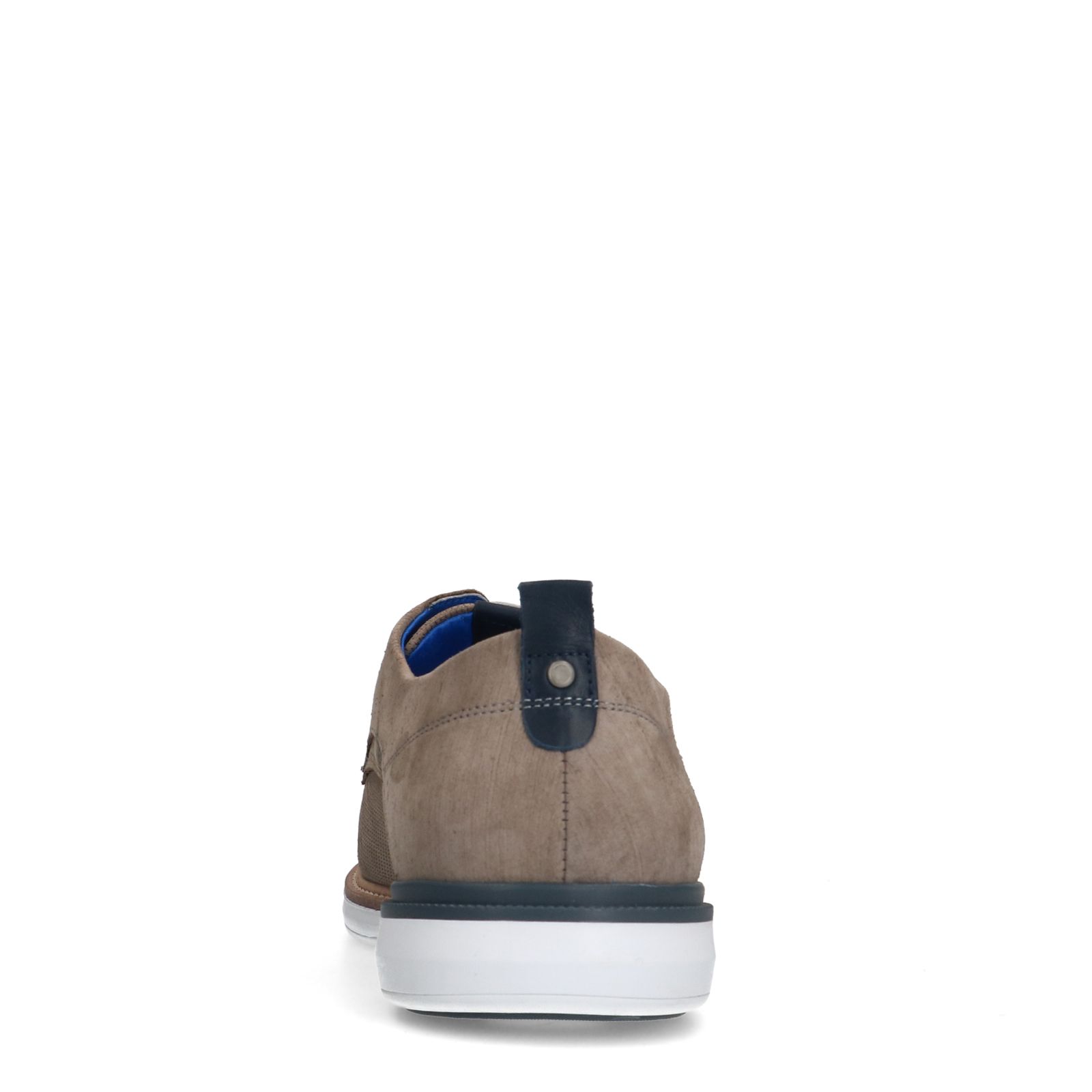 Taupe suède veterschoenen