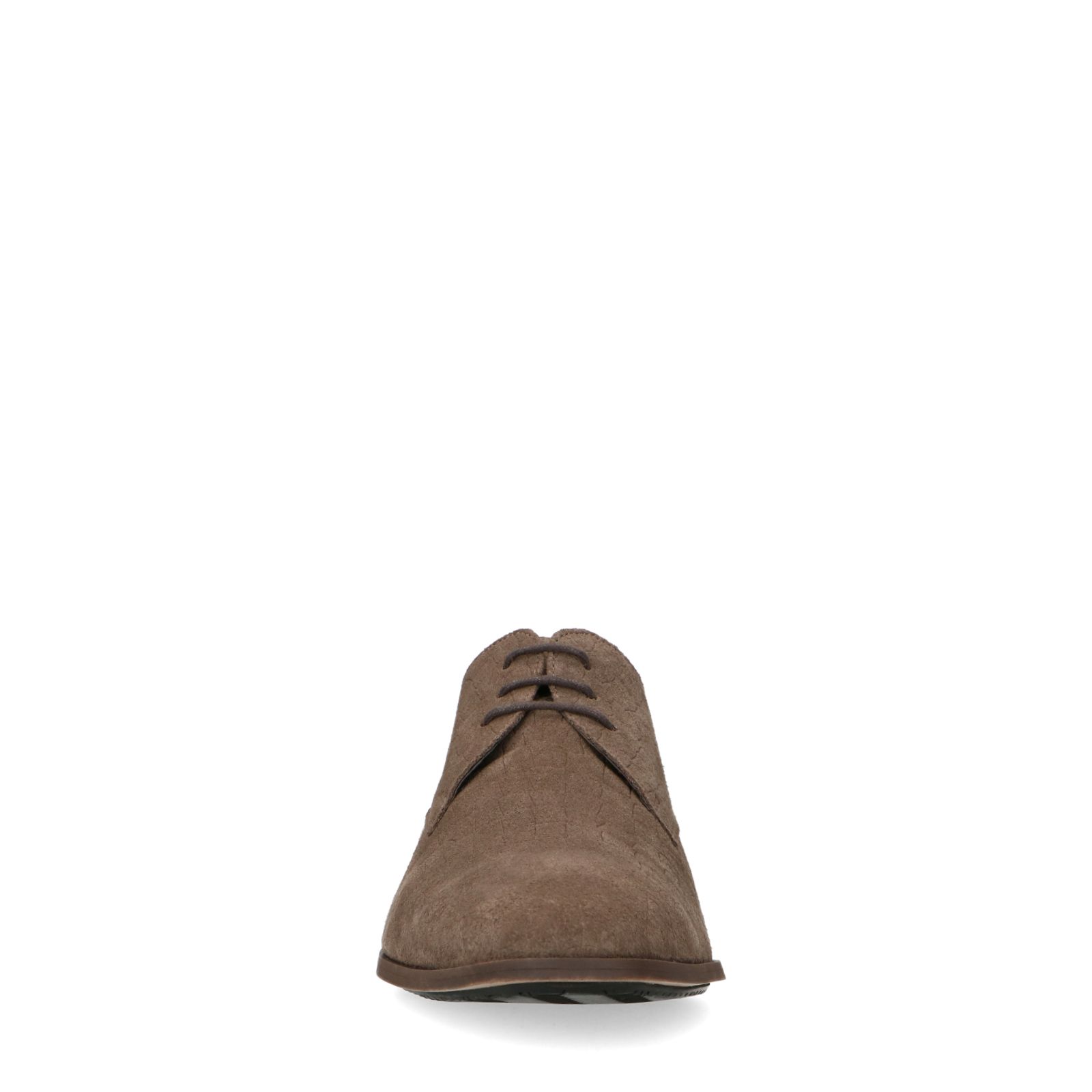 Taupe suède veterschoenen