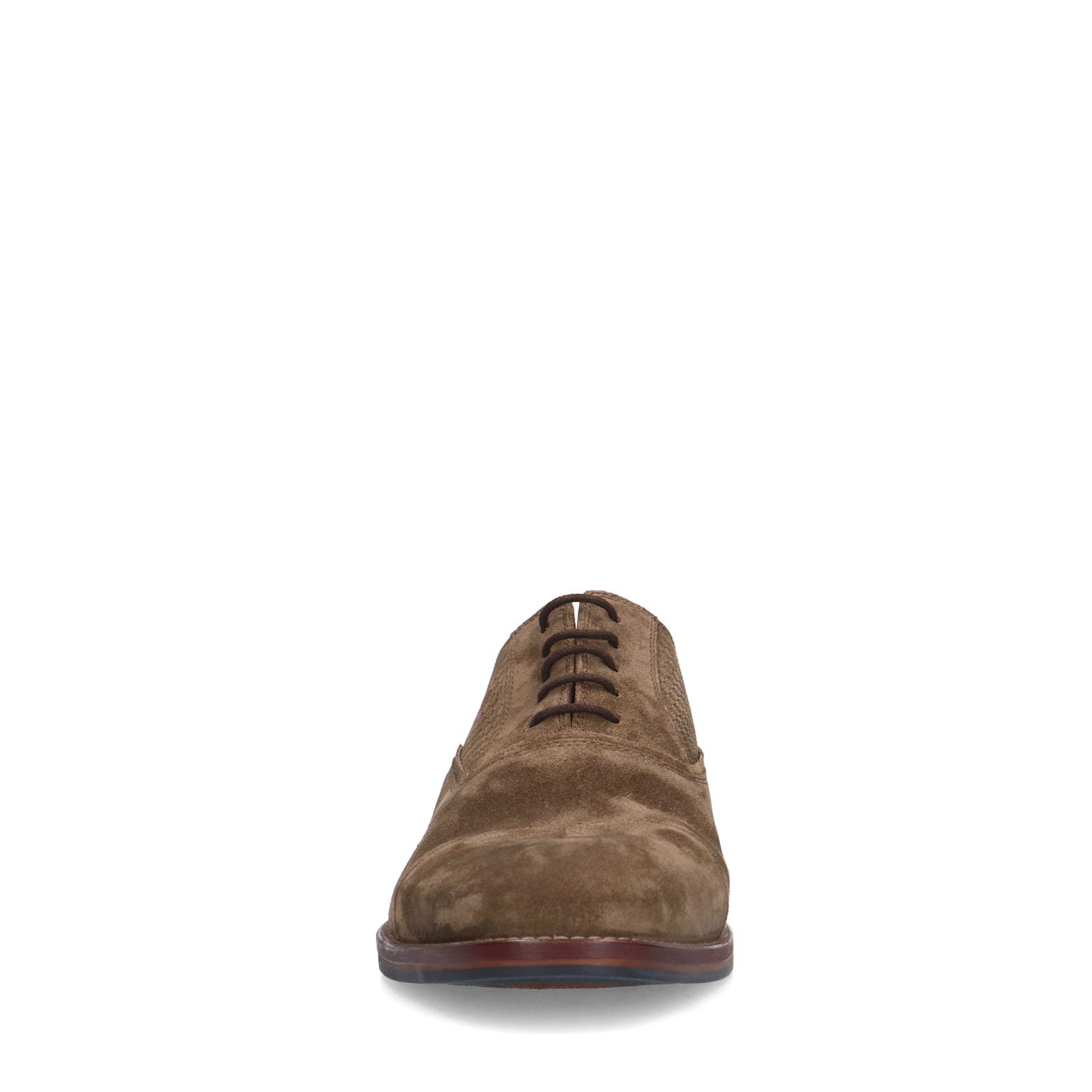 Taupe suède veterschoenen