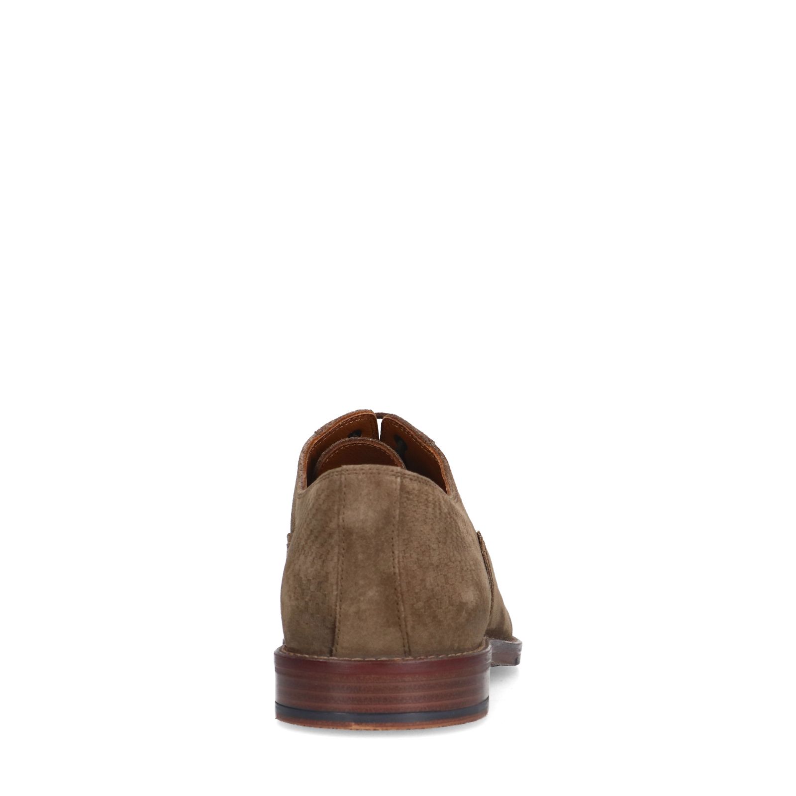 Taupe suède veterschoenen
