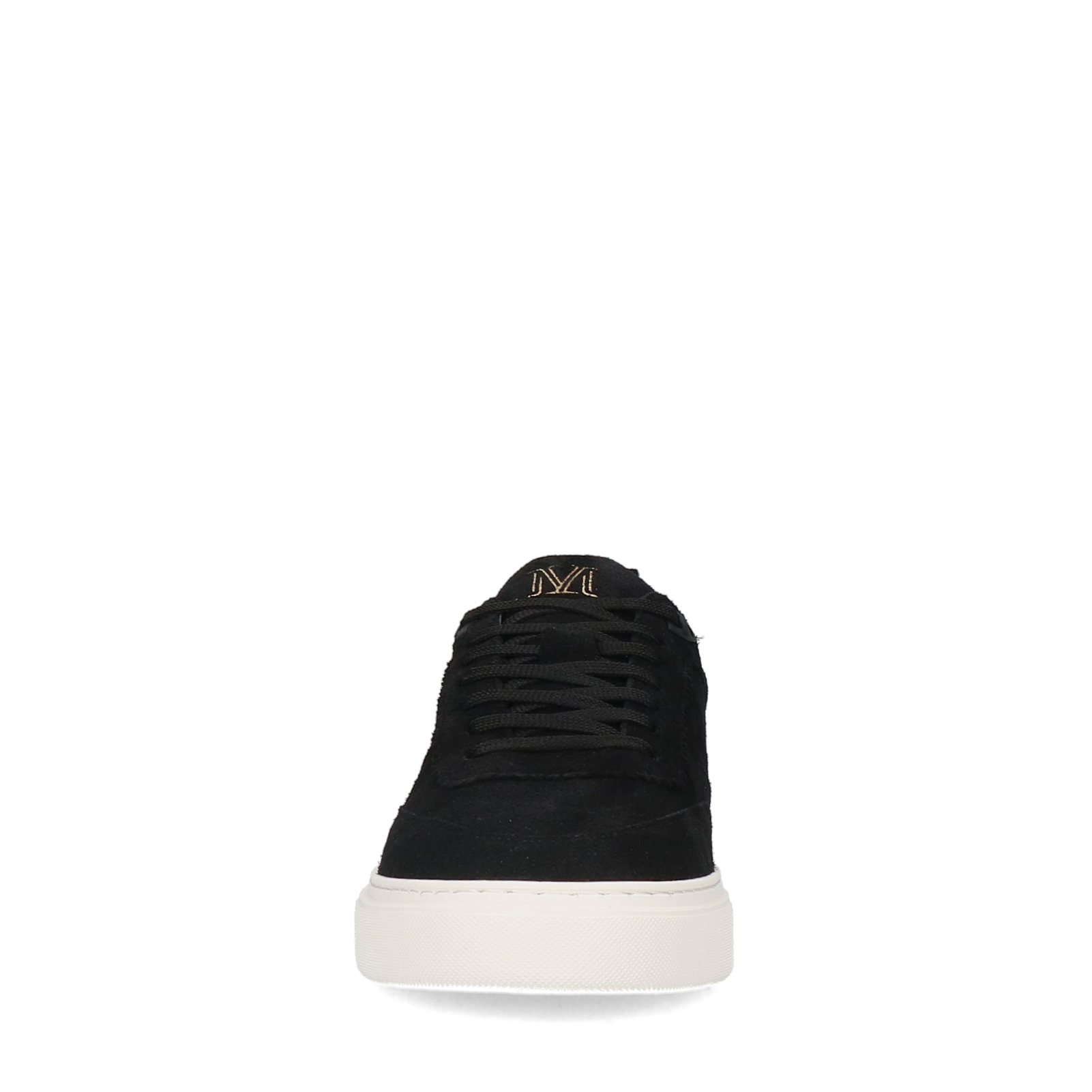 Black suede deals trainers