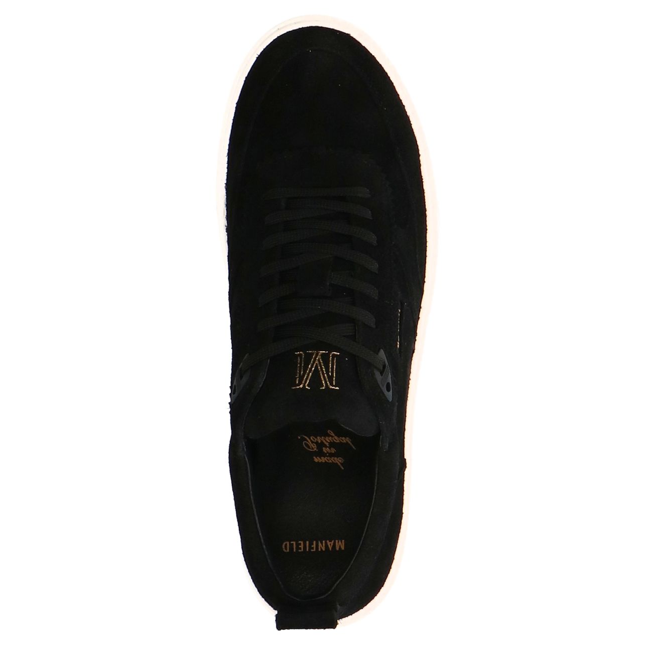 Zwarte suède sneakers