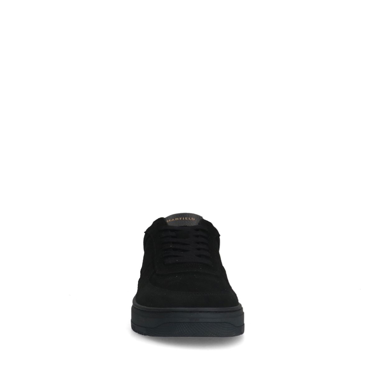 Zwarte suède sneakers