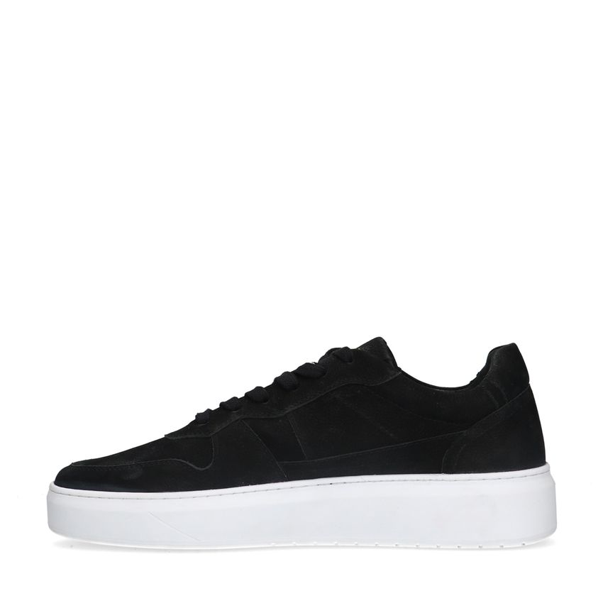 Zwarte nubuck sneaker