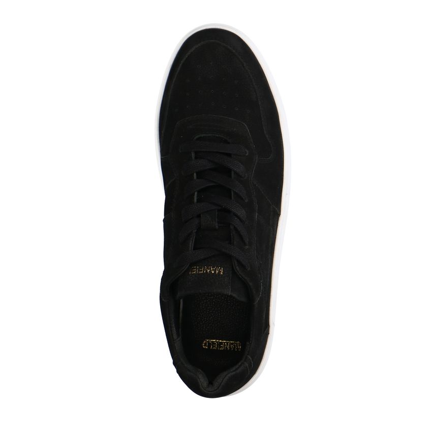 Zwarte nubuck sneaker