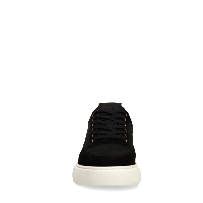 Zwarte suède sneakers