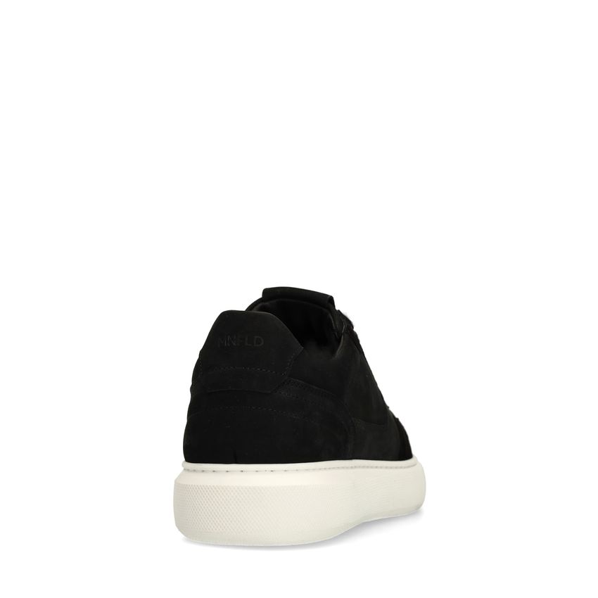 Zwarte suède sneakers