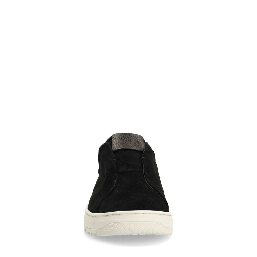 Zwarte suède sneakers