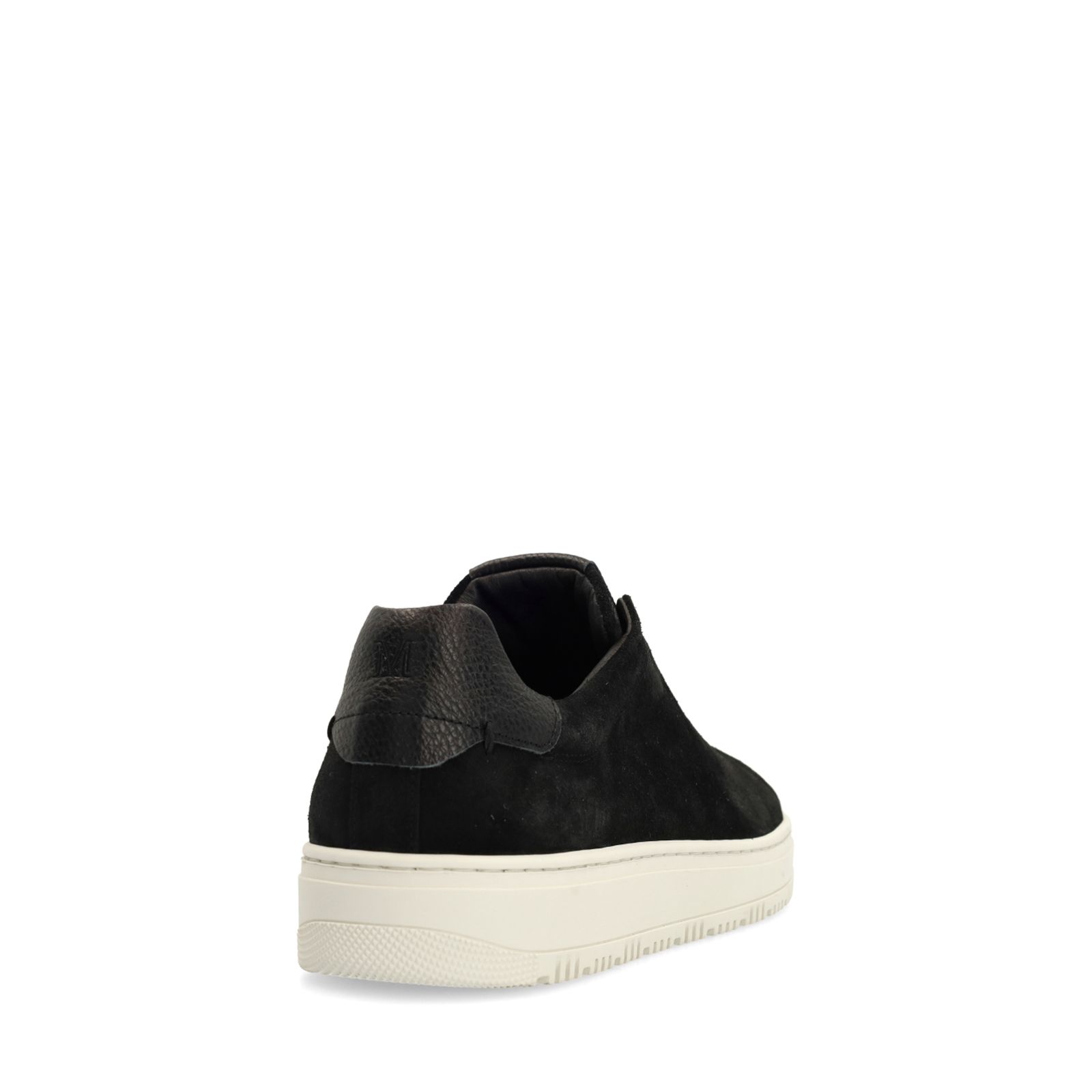 Schwarze Veloursleder-Sneaker