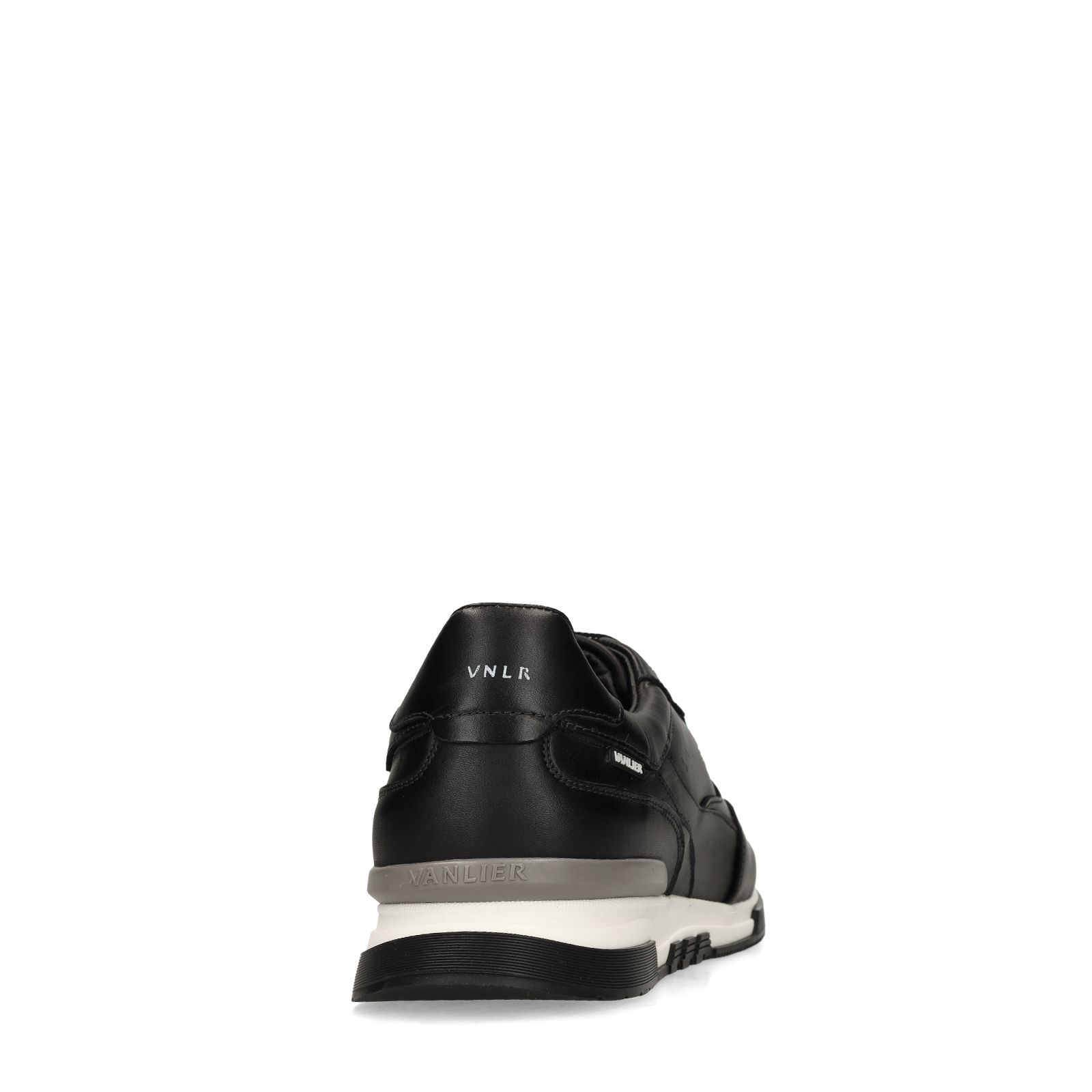Schwarze Ledersneaker