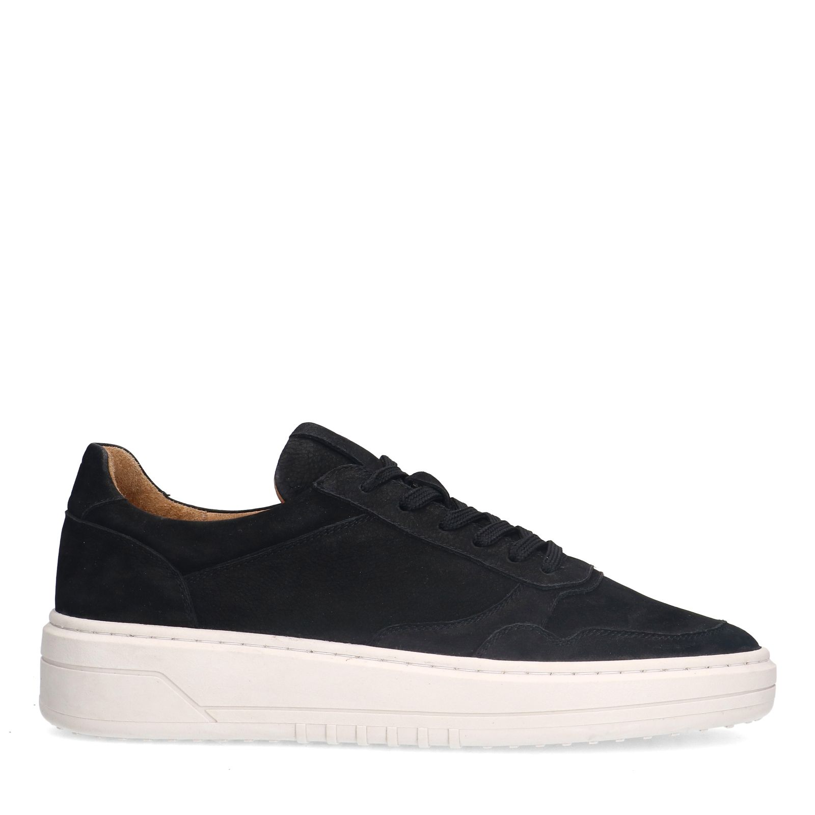 Zwarte nubuck sneakers