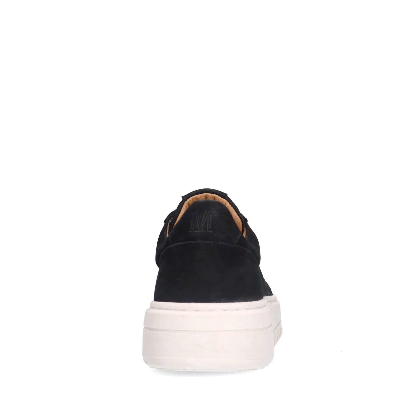 Schwarze Nubuk-Sneaker