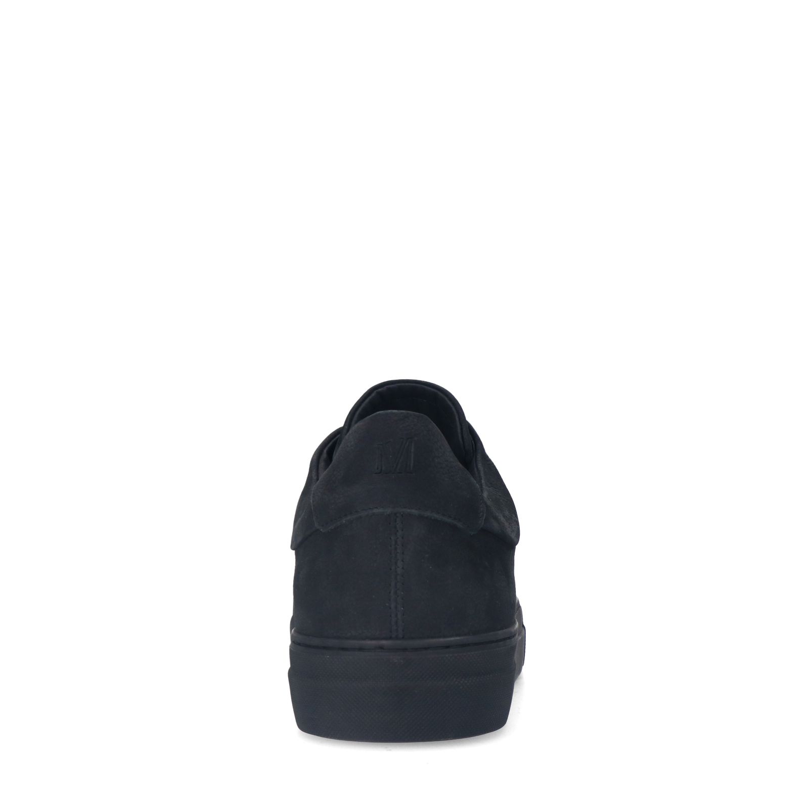 Schwarze Nubuk-Sneaker