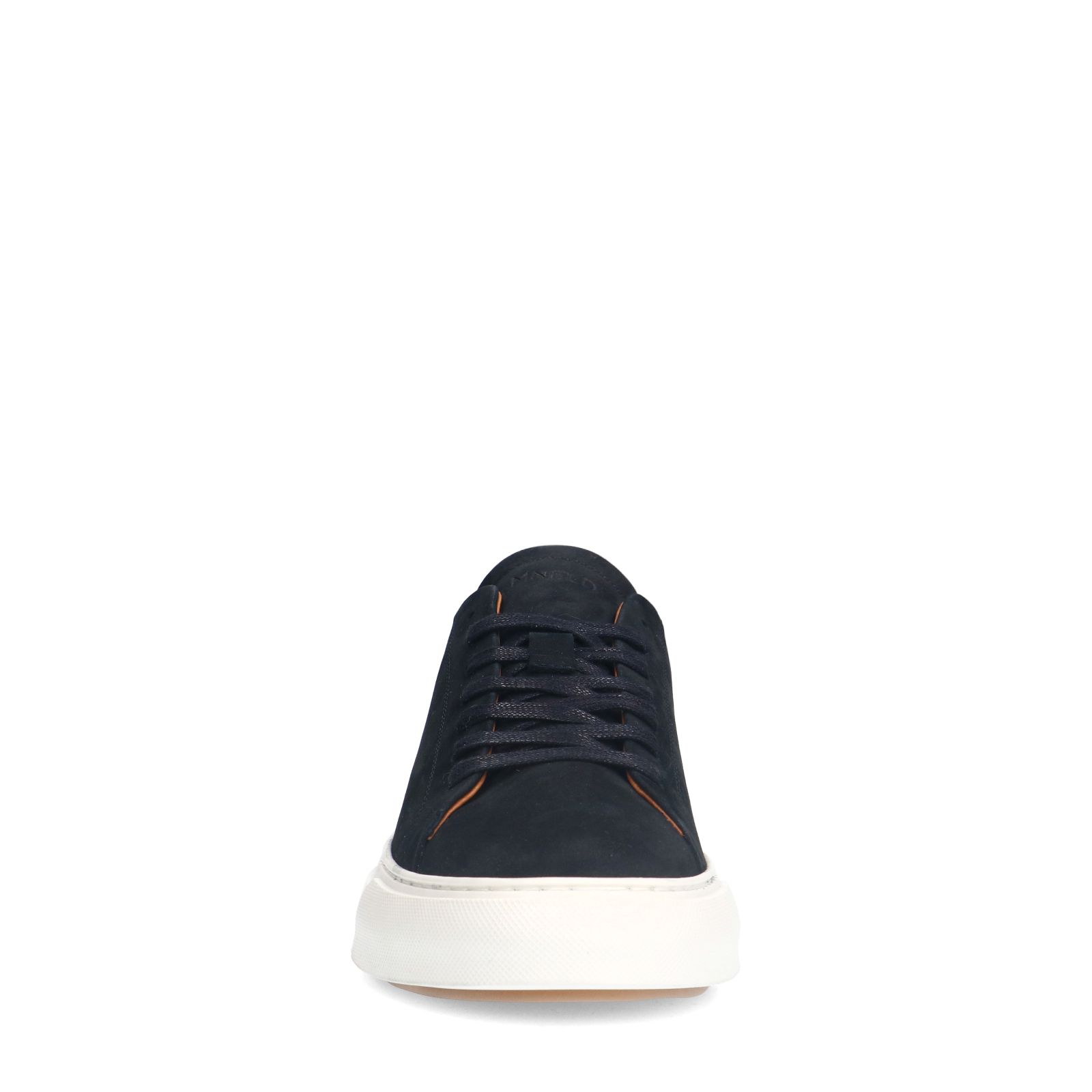 Zwarte nubuck sneakers met grijze details