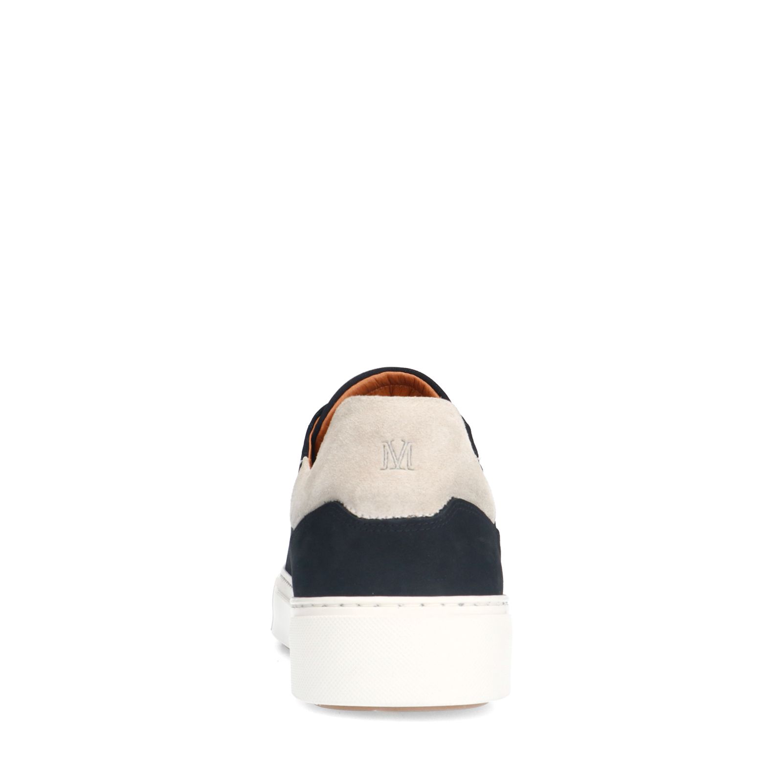 Zwarte nubuck sneakers met grijze details