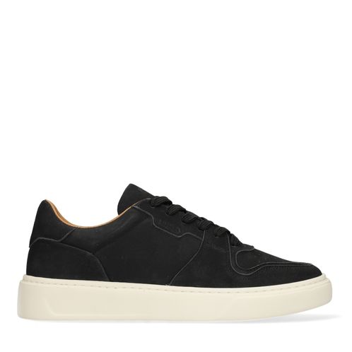 Zwarte nubuck sneakers
