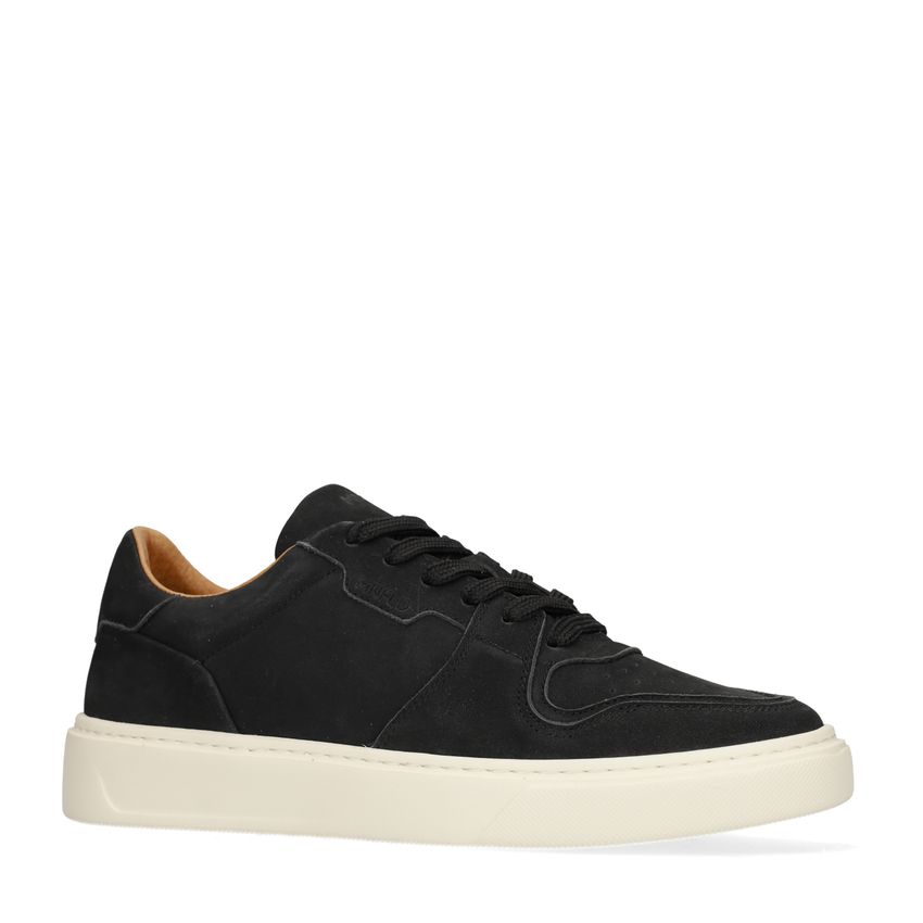 Zwarte nubuck sneakers