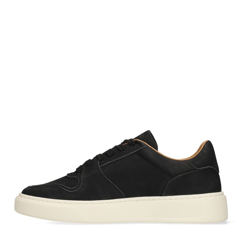 Zwarte nubuck sneakers