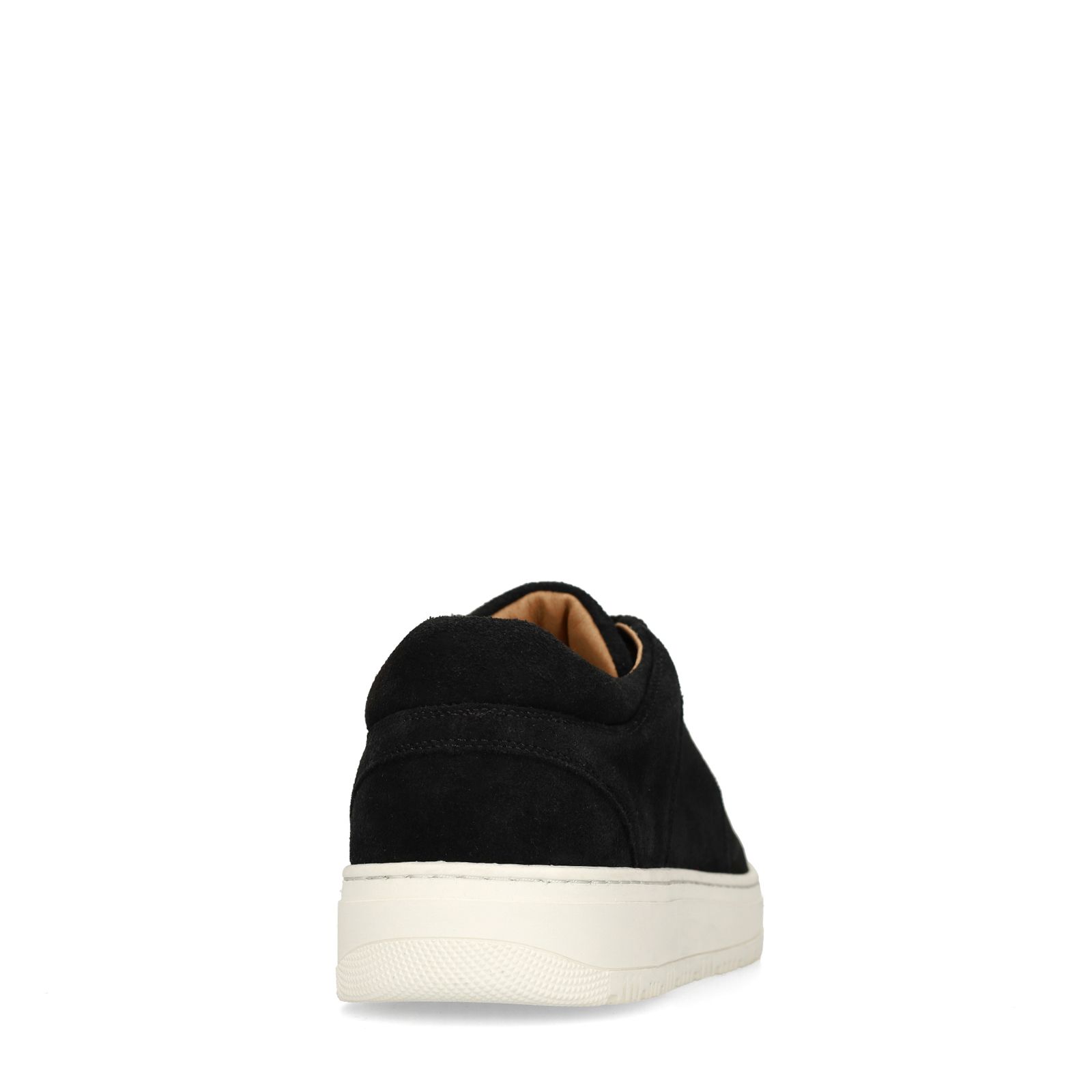Schwarze Veloursleder-Sneaker