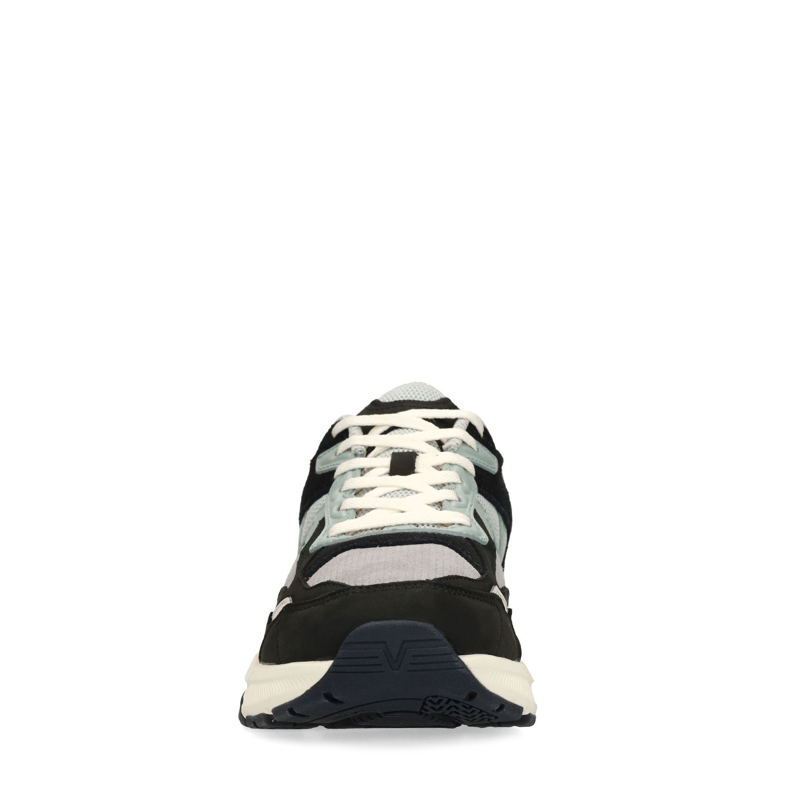 Zwarte nubuck sneakers
