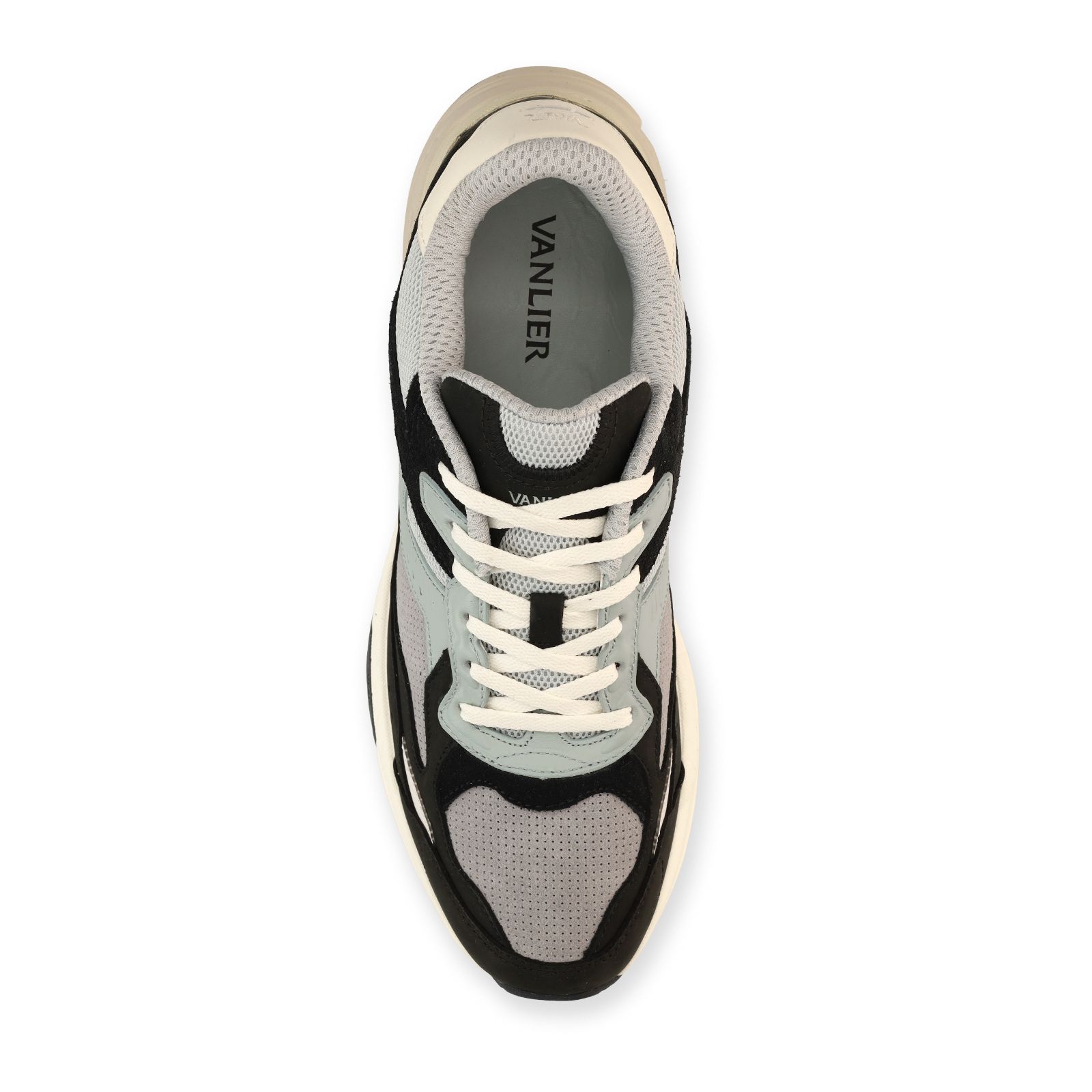 Zwarte nubuck sneakers