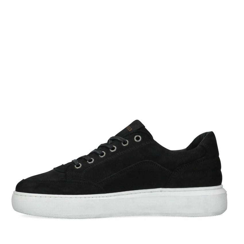 Zwarte nubuck sneakers